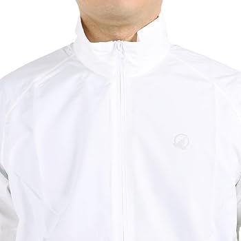 Amazon | [ホンマゴルフ] レインウェア RED メンズ ホワイト